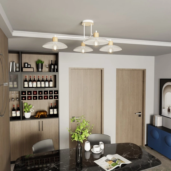 Lampa sufitowa Emibig KOBE 4 Biały 1319/4