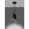 Lampa wisząca LOOPEZ 3P SL.0943 czarny/chrom 3xGU10