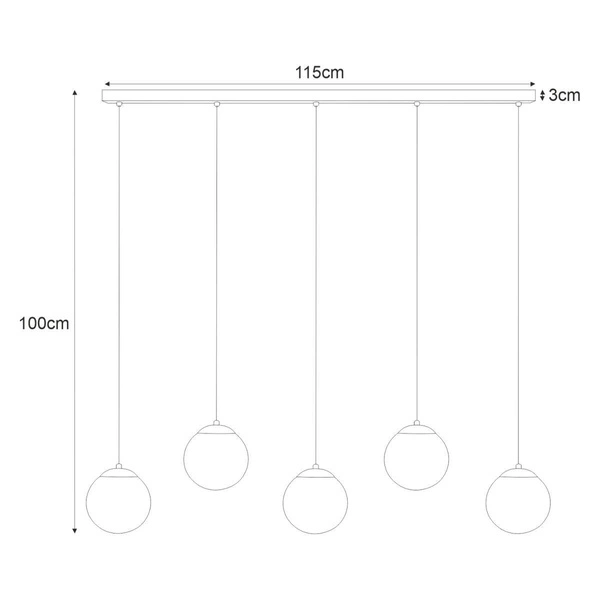 Lampa wisząca K-4747 z serii CAMINA