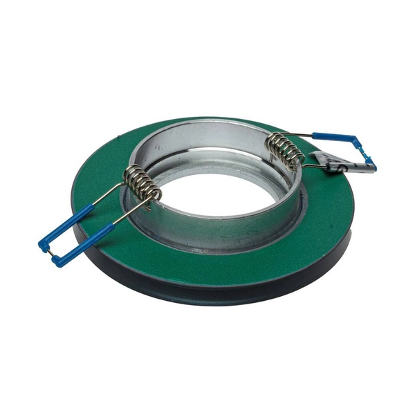 Oczko sufitowe szklane OKRĄGŁE Kolor: SREBRNY EKOS204