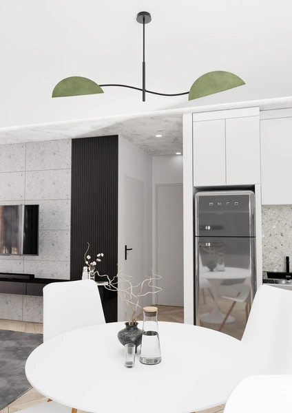 Lampa sufitowa Emibig LOTUS 2 BL GREEN 1461/2