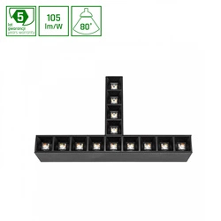 ALLDAY INSPIRE ELEMENTS T DARK LIGHT 80st CZARNY 930 15W 230V CZARNY