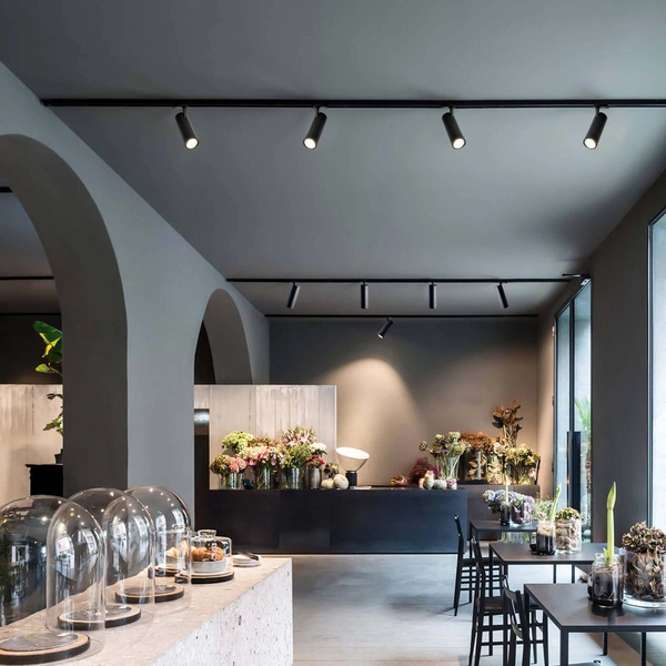 Reflektor do szynoprzewodów trójfazowych MAGNUM, czarny, 20W LED