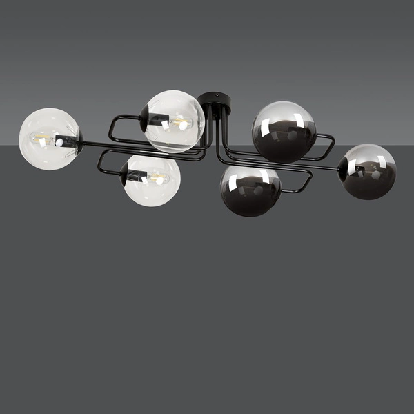 Lampa sufitowa Emibig BRENDI 6A BL MIX 3 834/6A3