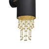 Nowoczesny kinkiet ALMERIA BLACK/GOLD 1xE27 MLP6438