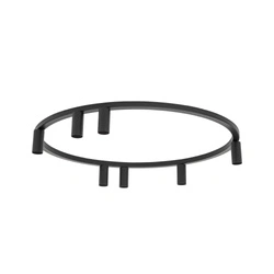 Lampa sufitowa FOURTY ROUND 11944 miniGU10 szer. 80cm | czarny