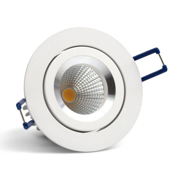 Oprawa wpuszczana LARSI L 6W neutralna 4000K biały śr. 8,2cm