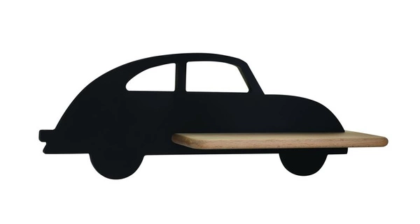 Kinkiet IQ Kids CAR z półką, 21-84781, czarny, 5W LED, barwa neutralna 4000K