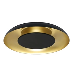 Lampa sufitowa Piattino Czarny Złoty 30W LED 3000K-4000k-6000K