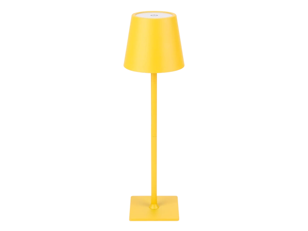 Lampa stołowa TAZA 3,5W 400lm CCT IP54 żółta 2x2000mAh 4in1 LITE