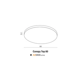Azzardo CANOPY TOP 80cm WH 5435