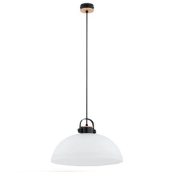 Lampa wisząca ALFA BOLO BIG DREWNIANA 1xE27 40cm | 60584