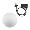 Lampa CTLS SNOWBALL 11295 wys.110cm szer.16cm G9 | Czarny/Biały
