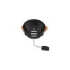 Oprawa podtynkowa DOWNLIGHT UNO M BLACK szer. 12cm GX53 | czarny 10843