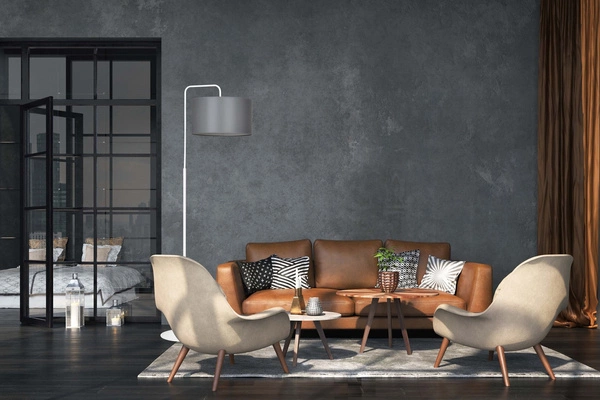 Lampa podłogowa Emibig TRAPO LP1 WH GRAY 573/1