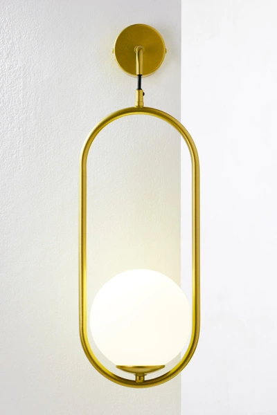 Nowoczesny Kinkiet IGON wys. 50cm 1xE14 11W IP20 | Złoty