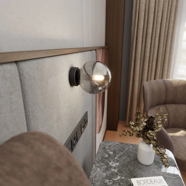 Kinkiet Emibig ROSSI K1 BL GRAFIT 875/K1