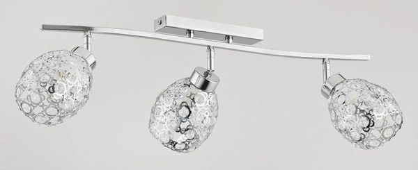 Lampa sufitowa nowoczesna spot MICHELLE chrom szer. 63cm