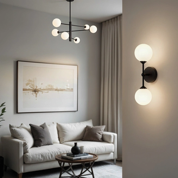 Lampa Dekoracyjna Belluno AM201 6xG9 Czarna