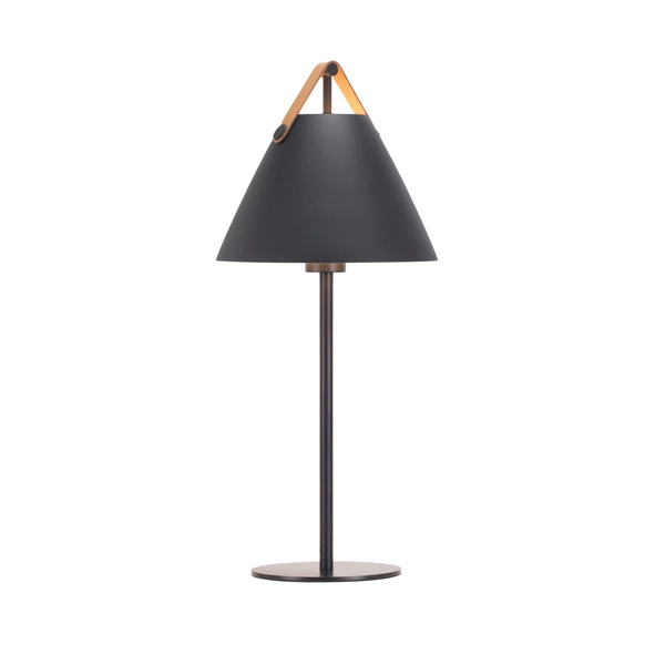Lampa stołowa STRAP E27 40W Metal | Czarny