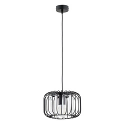 Lampa wisząca ALFA LEXA CZARNA 1xE27 22cm | 61258