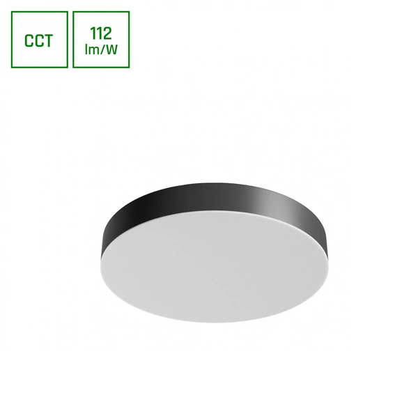 Plafon Nymphea OPTIMA czarna 24W CCT 230V 120ST 30cm czarny CCT