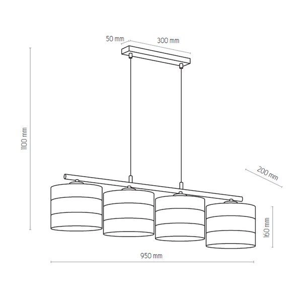 lampa wisząca TAGO WHITE 3224 3224