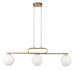 Lampa Sigma Tes 3 zwis złoty 33633