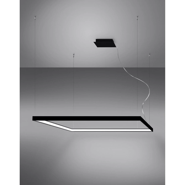 Lampa wisząca NELYA L, czarna, 70W LED, barwa neutralna 4000K, TH.157