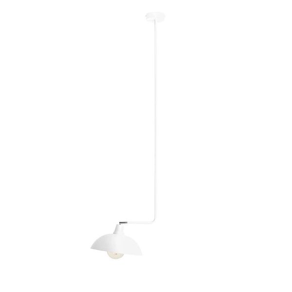 Aldex Lampa sufitowa ESPACE LONG 1036G_L, biała, 1x60W E27