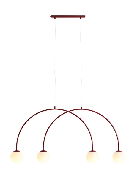 LAMPA WISZĄCA UNA 4 RED WINE S