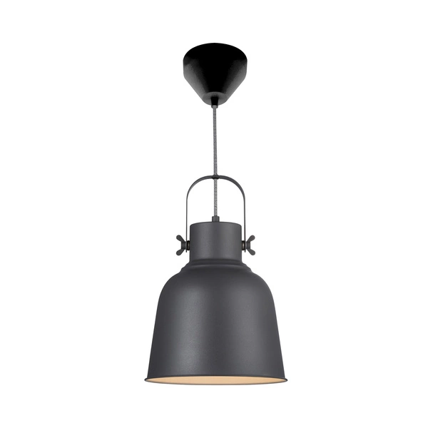 Lampa wisząca ADRIAN E27 40W Metal | Antracyt