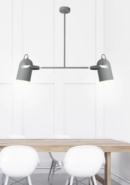 Lampa sufitowa GRAY 32-66510 szara 2x40W E14