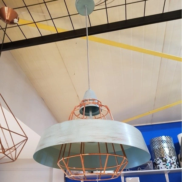 Lampa wisząca ALFA TAMARIS MIĘTOWA 1xE27 40cm | 60379