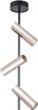 Lampa sufitowa żyrandol LEDA 3 czarny/złoty 33103