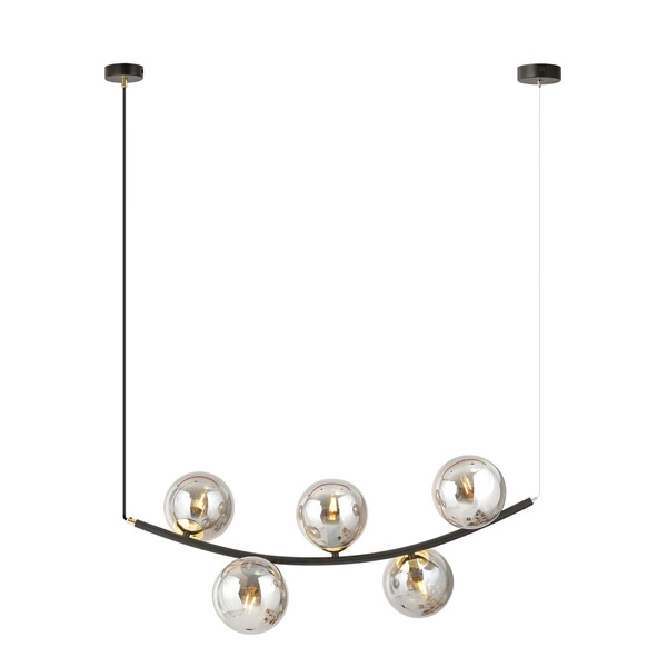 Lampa wisząca Emibig RITZ 5 BL GRAFIT 1297/5