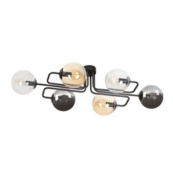 Lampa sufitowa Emibig BRENDI 6A BL MIX 1 834/6A1