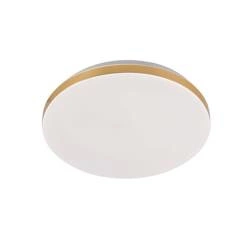 Plafon BABILON, złoty, okrągły mały, 18W LED, barwa neutralna 4000K