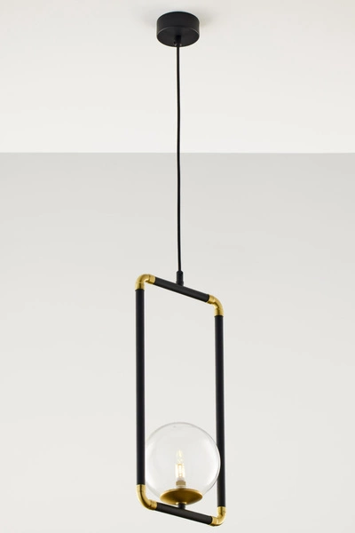 Nowoczesna Lampa wisząca ZAFRA wys. 52-120cm 1xG9 14W IP20 | Złoty