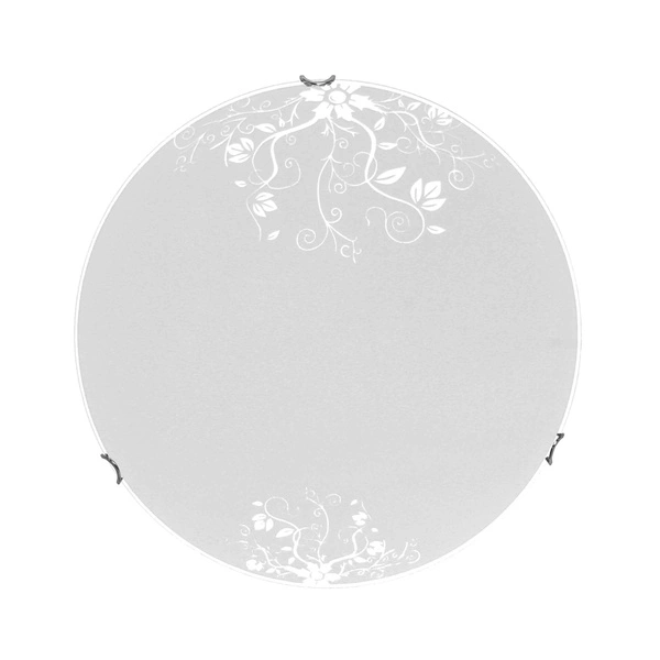 Lampa sufitowa California w zestawie 1xLED Zintegrowany 1650lm 2700K 18W Chrom Metal/Biało-Przezroczyste Szkło 4254102