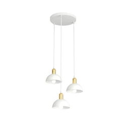 Lampa wisząca Emibig MOTO 3 PREM WH 1387/3PREM