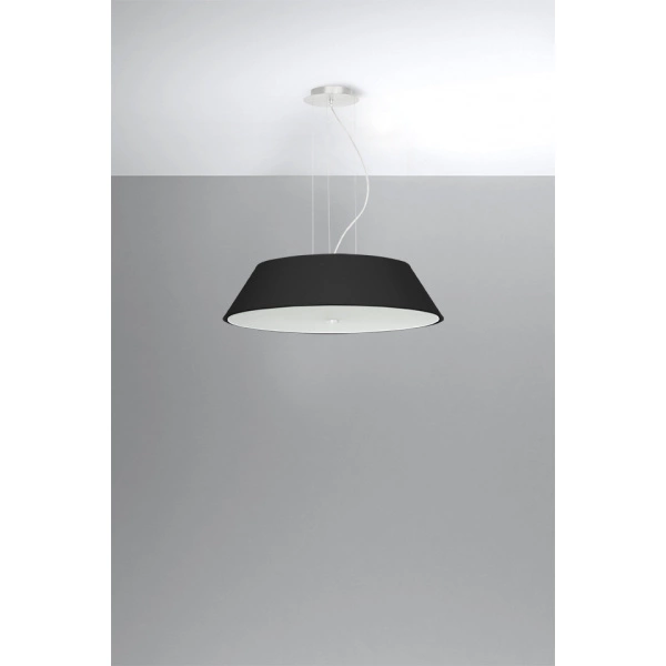 Nowoczesna lampa wisząca VEGA SL.0766 60cm czarna 5xE27
