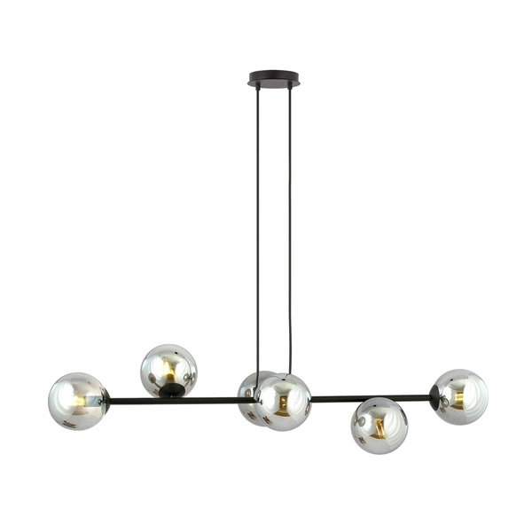 Lampa wisząca Emibig ROSSI 6 BL GRAFIT 875/6