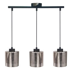 Lampa wisząca COX 33-53886 czarny/chrom 3x60W E27