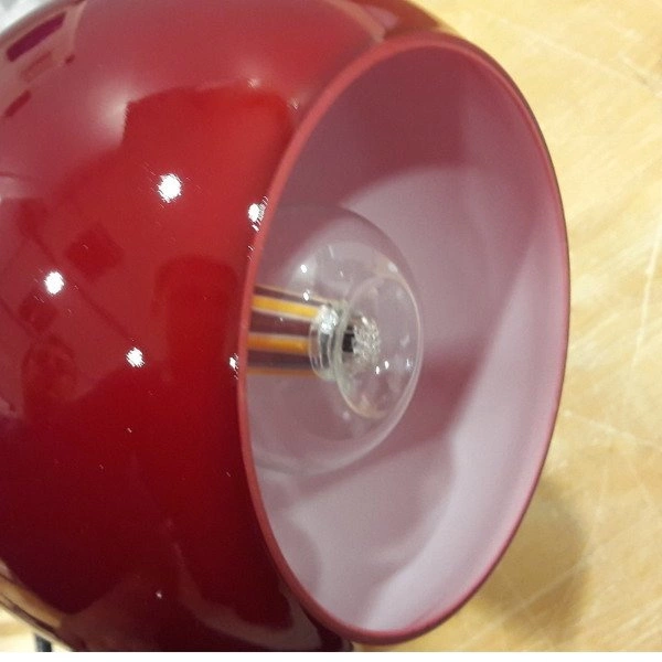 Lampa wisząca kropla zwis VETRO czerwona śr. 16,5cm