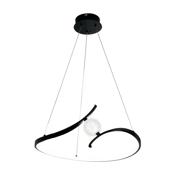 Lampa wisząca PERLA BLACK 34W LED