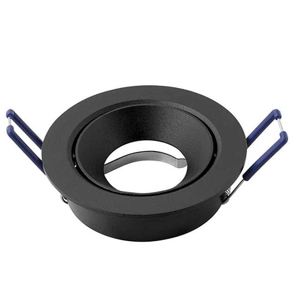 Oprawa wpuszczana oczko sufitowe CROSTI ORRIS czarny śr. 82mm