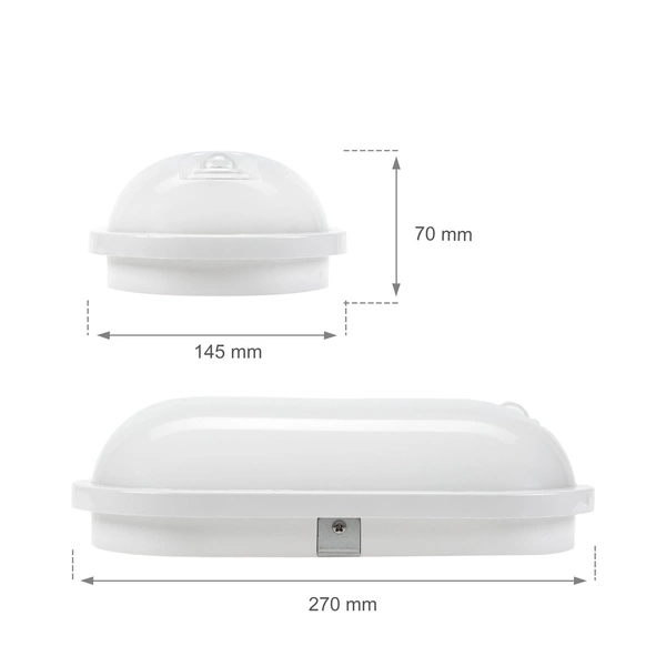 Lampa techniczna czujnik PIR TECHNIC LAMP 20W 4000K IP54 IK10 | biały