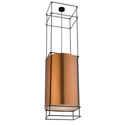 Lampa wisząca PAA - Czarna-miedziany (400 mm) 9552 Antigo