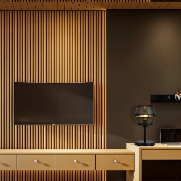 Lampa biurkowa Emibig MALIA LN Czarny/GOLD 1185/LN